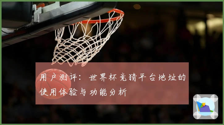 用户测评：世界杯竞猜平台地址的使用体验与功能分析