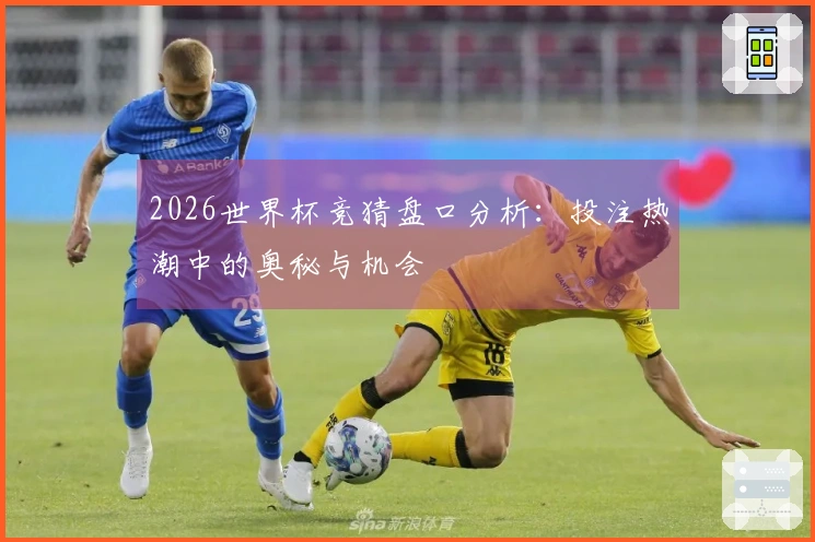 2026世界杯竞猜盘口分析：投注热潮中的奥秘与机会